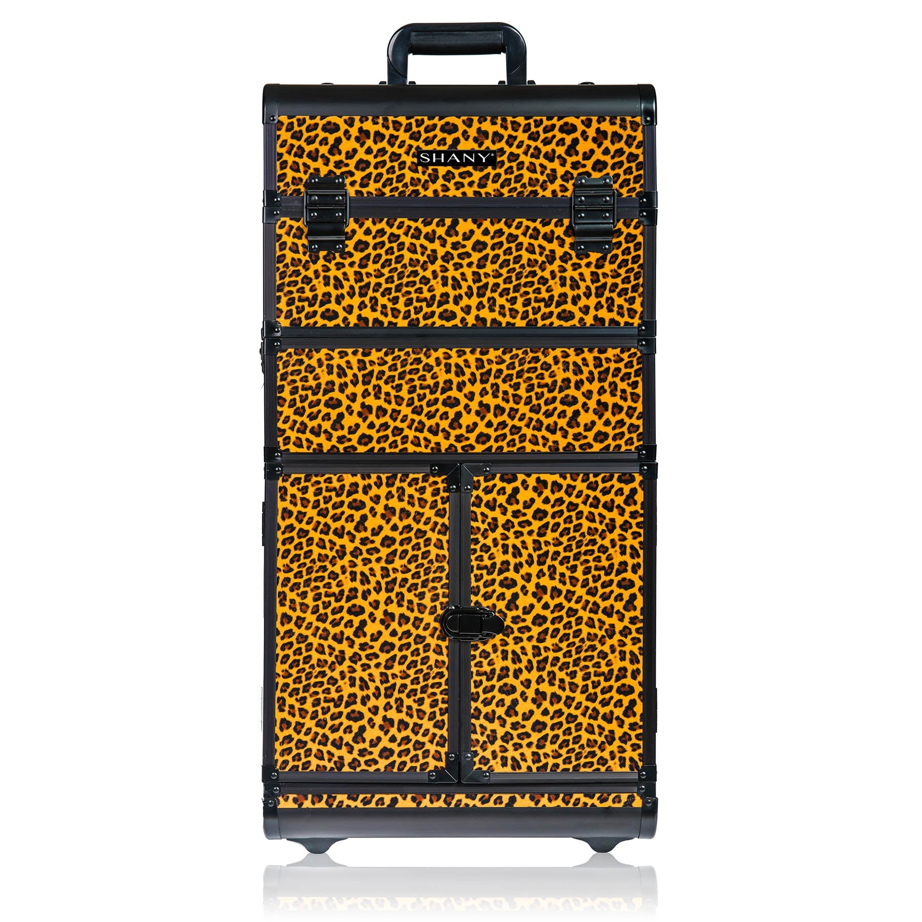 REBEL Series Pro Makeup Artists Rolling Train Case Trolley Case-4