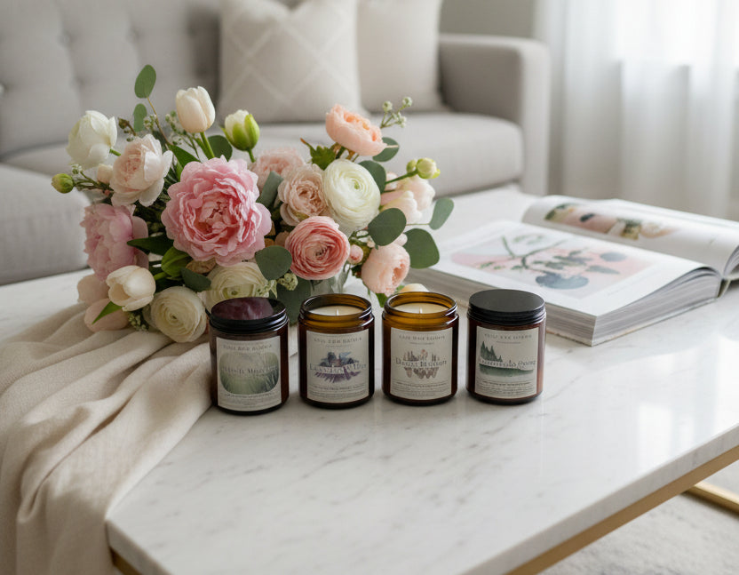 Spring Beeswax Candle Bundle 4 Pack | Non-Toxic Candles