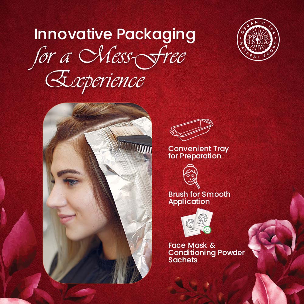 Herbal Hair Color & Care Combo-4