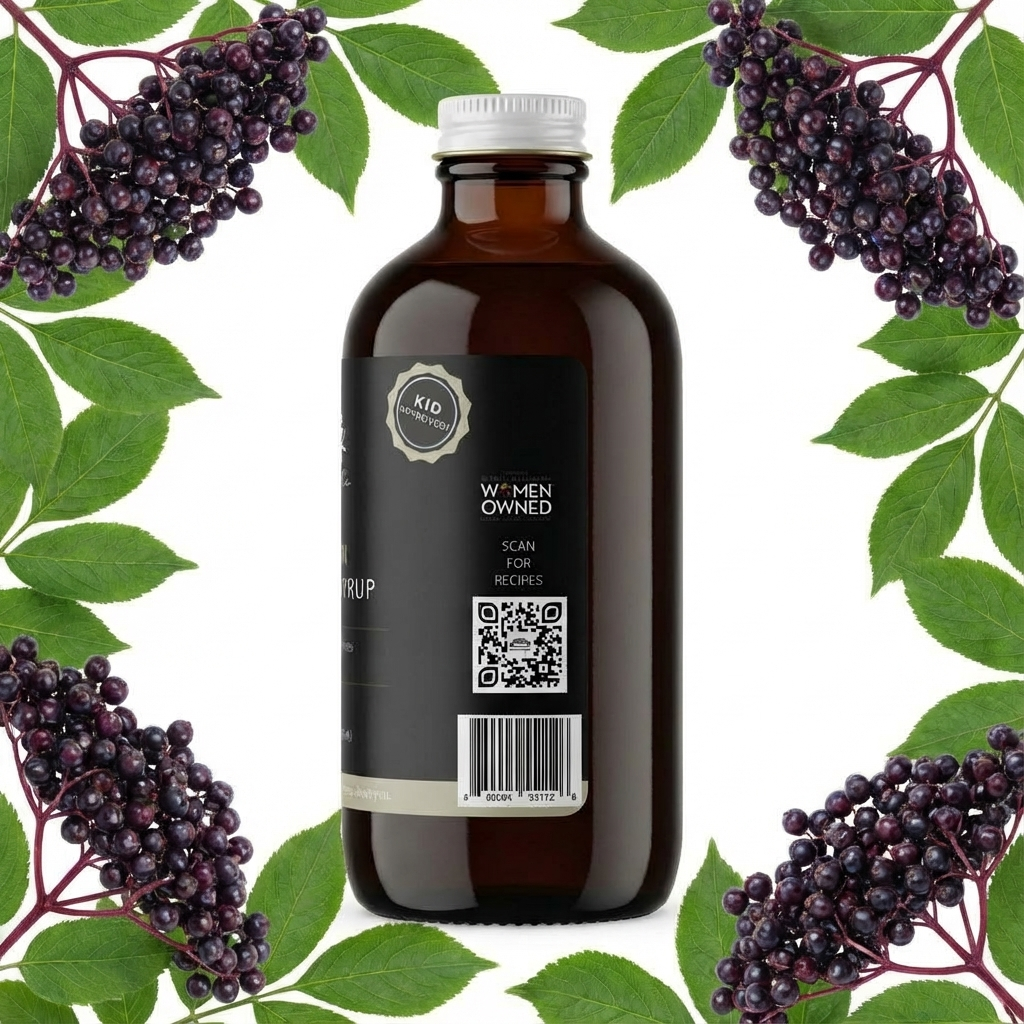 Cinnamon Elderberry Syrup-1