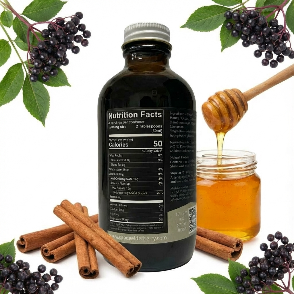 Cinnamon Elderberry Syrup-2