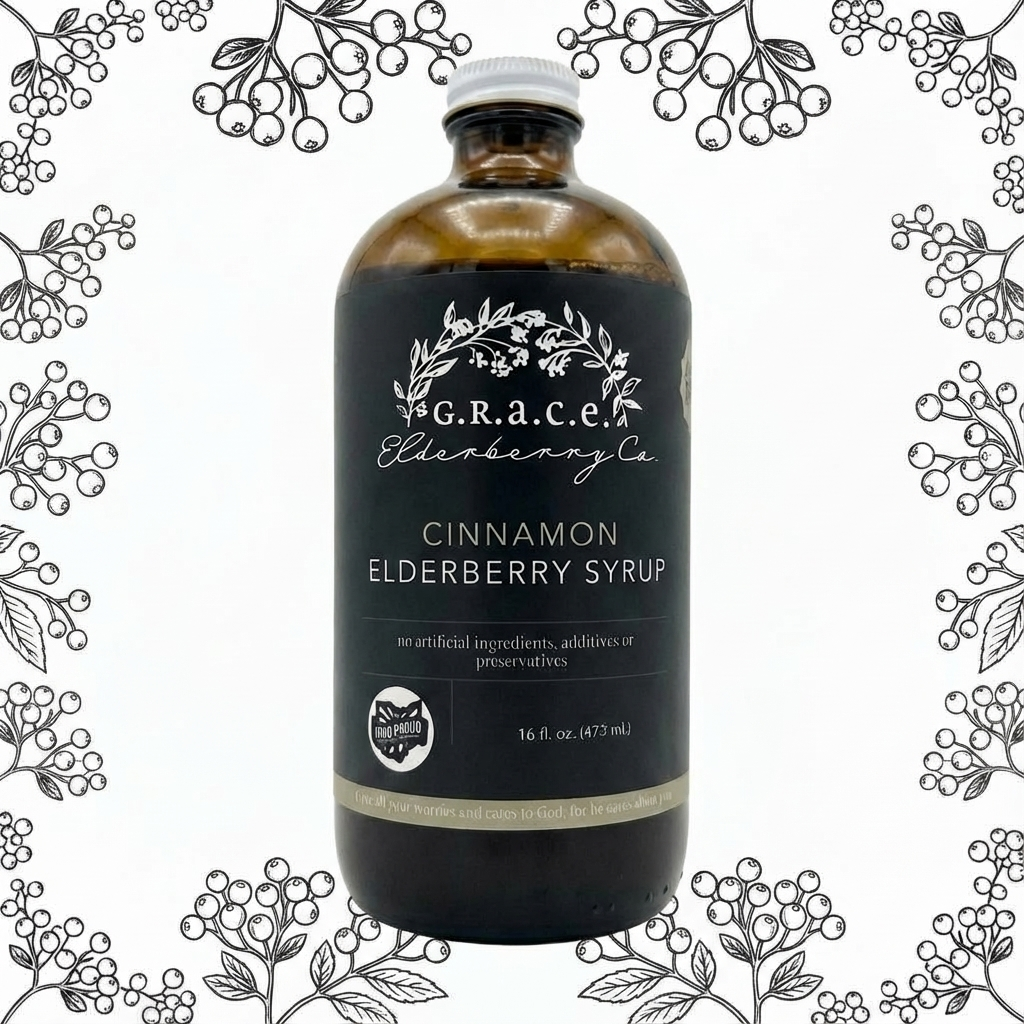 Cinnamon Elderberry Syrup-3