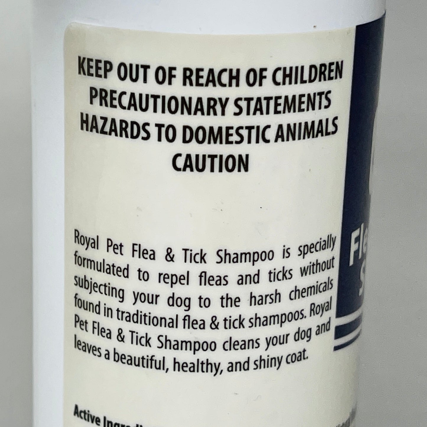 ROYAL PET Natural Flea & Tick Shampoo Solution for Dogs No Harmful Pesticides Soothing Itch Relief USA 8 fl oz