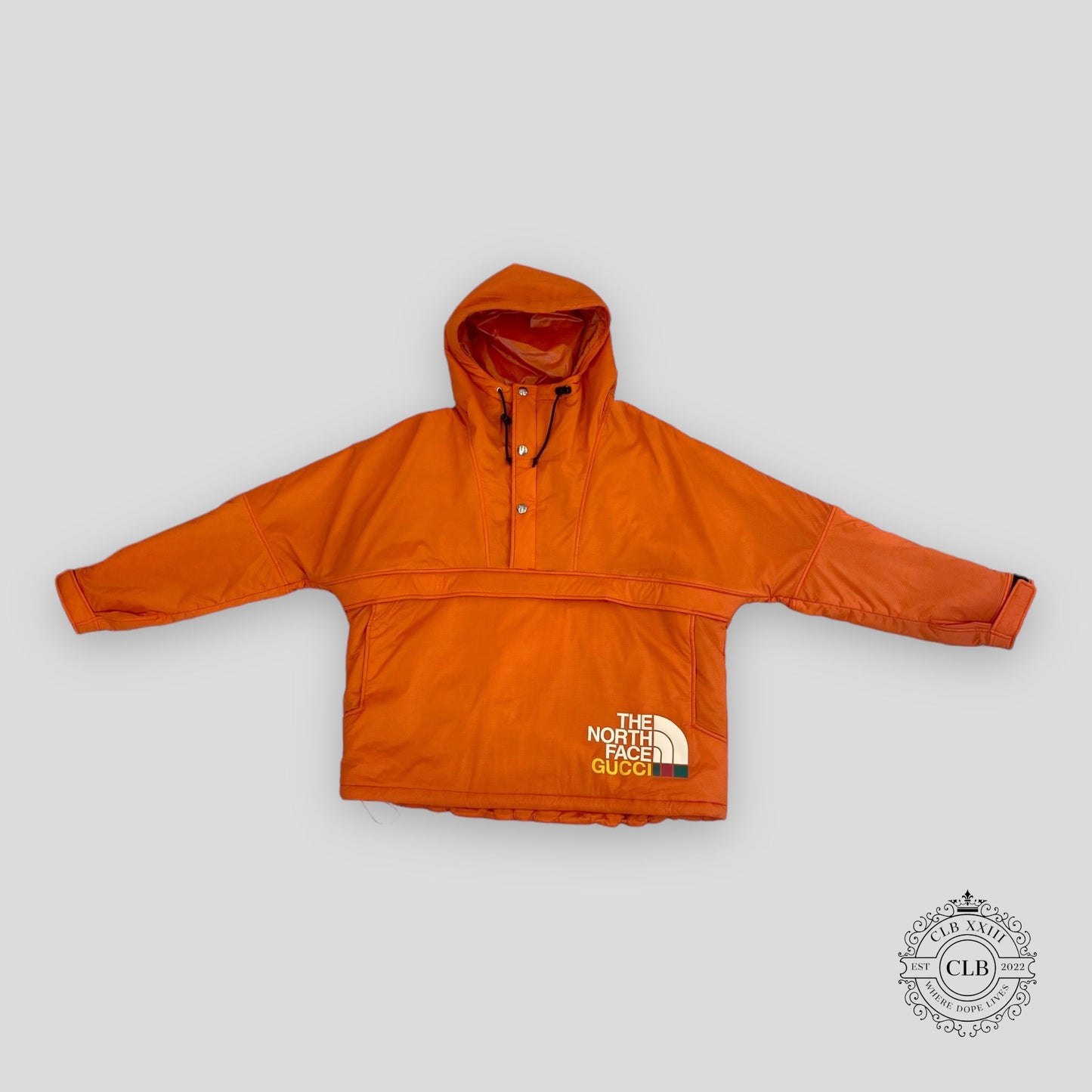 THE NORTH FACE X GUCCI PADDED RIPSTOP JACKET - ORANGE