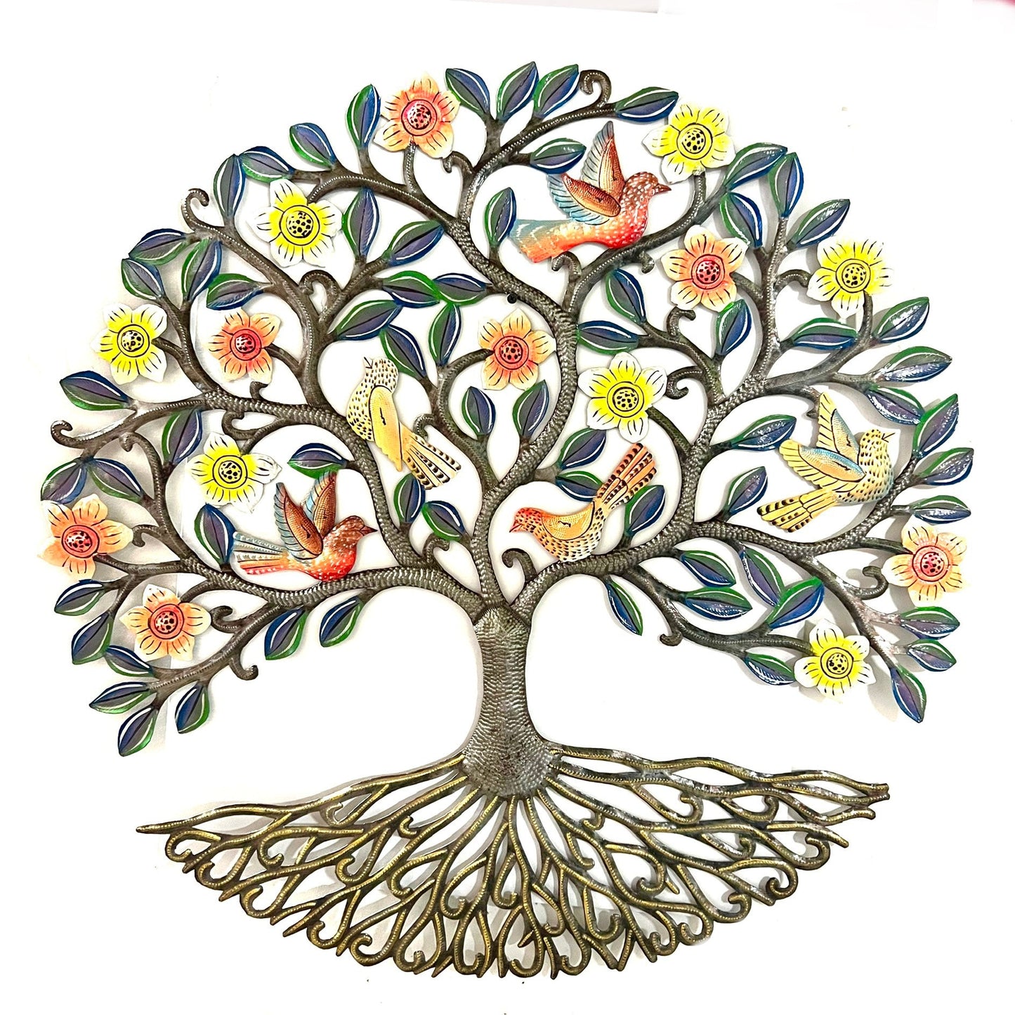 Jumbo Peach and Yellow Tree of Life