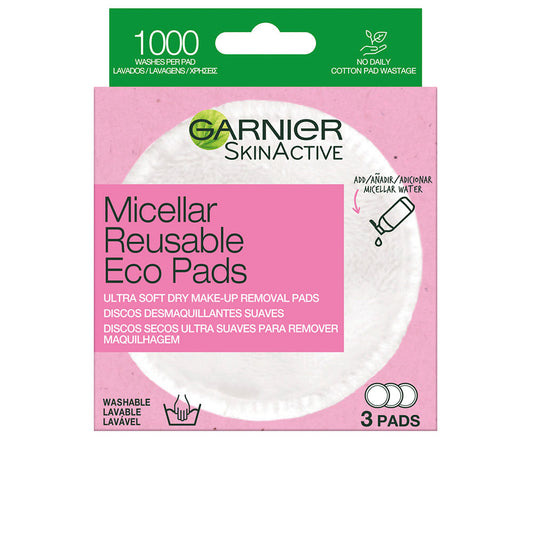 SKINACTIVE soft washable makeup remover pads 3 units-0