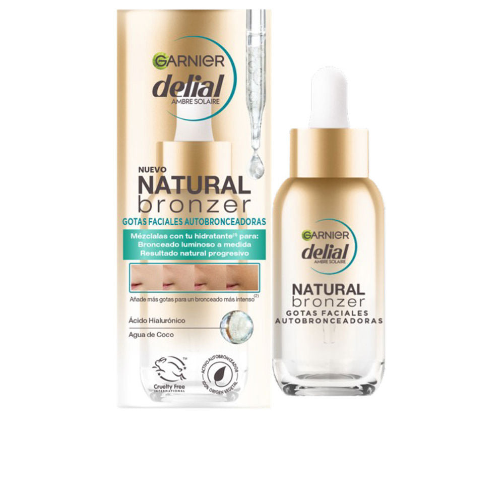 NATURAL BRONZER self-tanning facial drops 30 ml-0