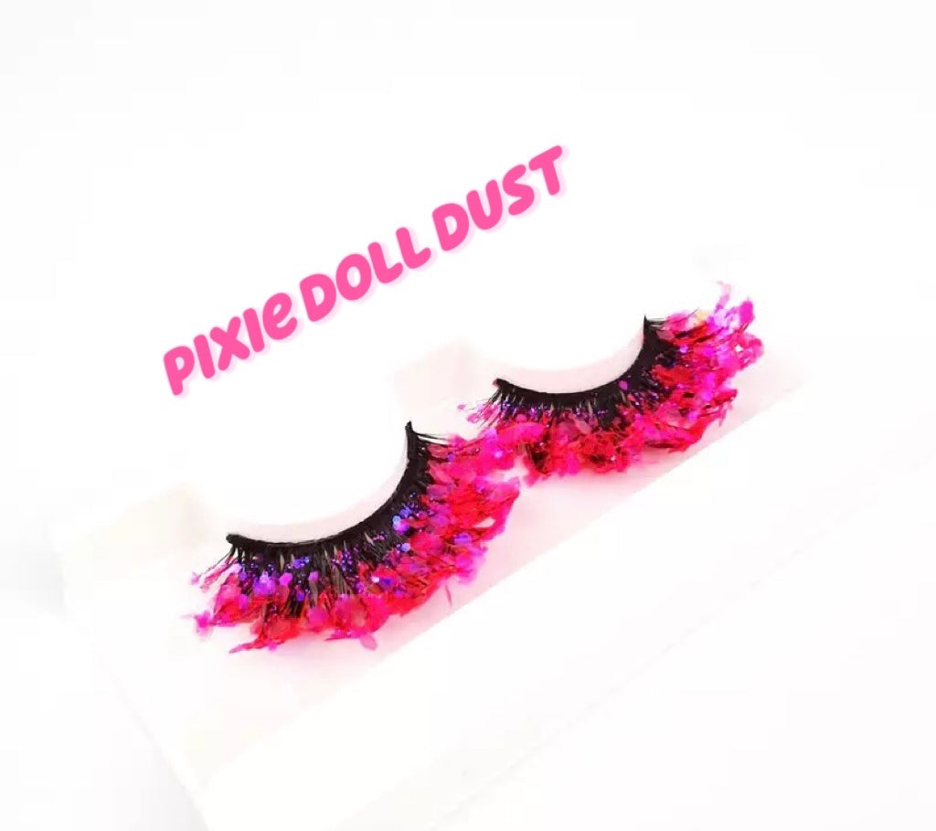 PIXIE DOLL DUST “FairyTopia” *UV* Glitter DreamDoll Lashes