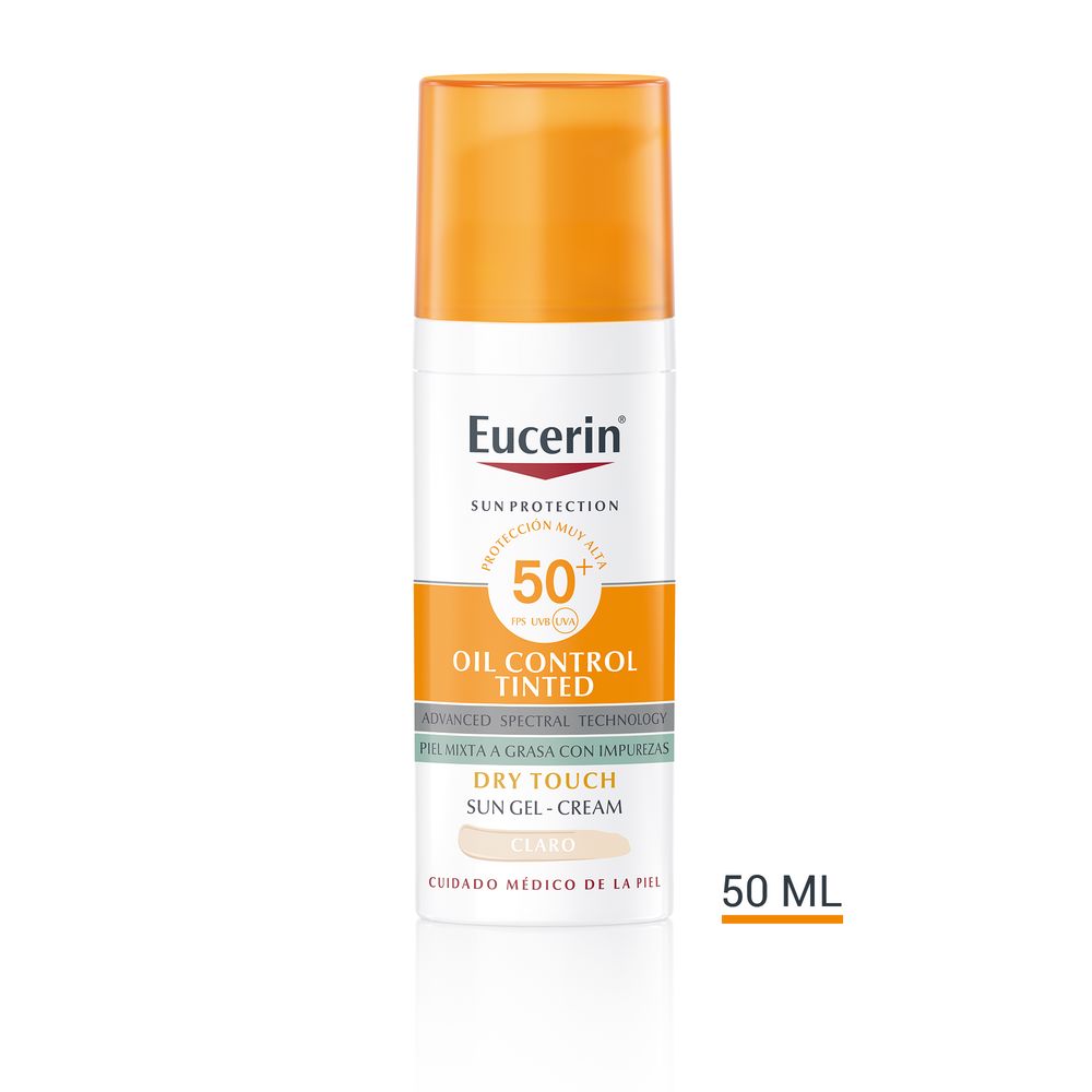 SUN PROTECTION oil control dry touch gel-cream color SPF50+ #light 50 ml-0