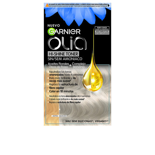 OLIA neutralizador tono sin amoniaco cabello mechas-aclarado #rubio ceniza 1 u-0