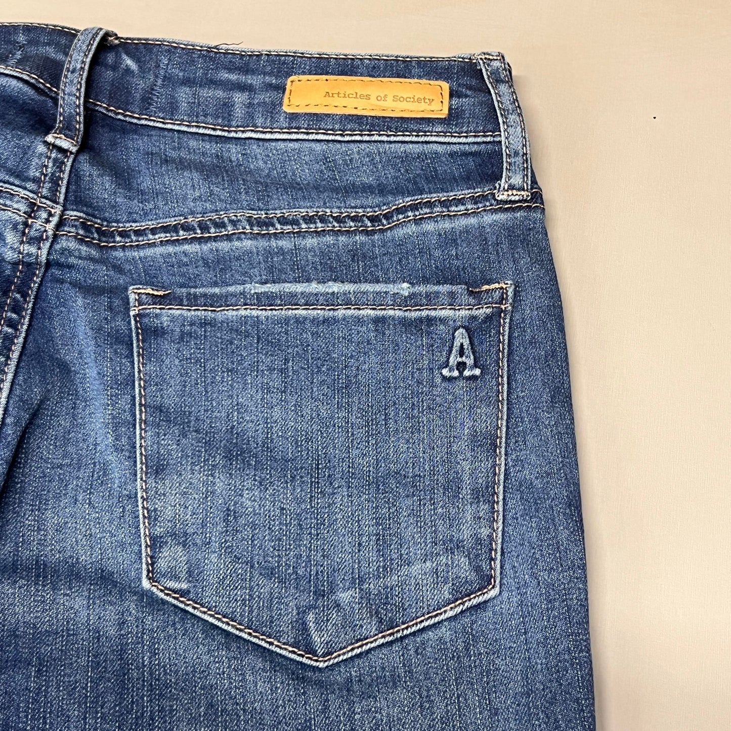 ARTICLES OF SOCIETY Pearl City Denim Jeans Women's Sz 25 Blue 4018PLV-712 (New)