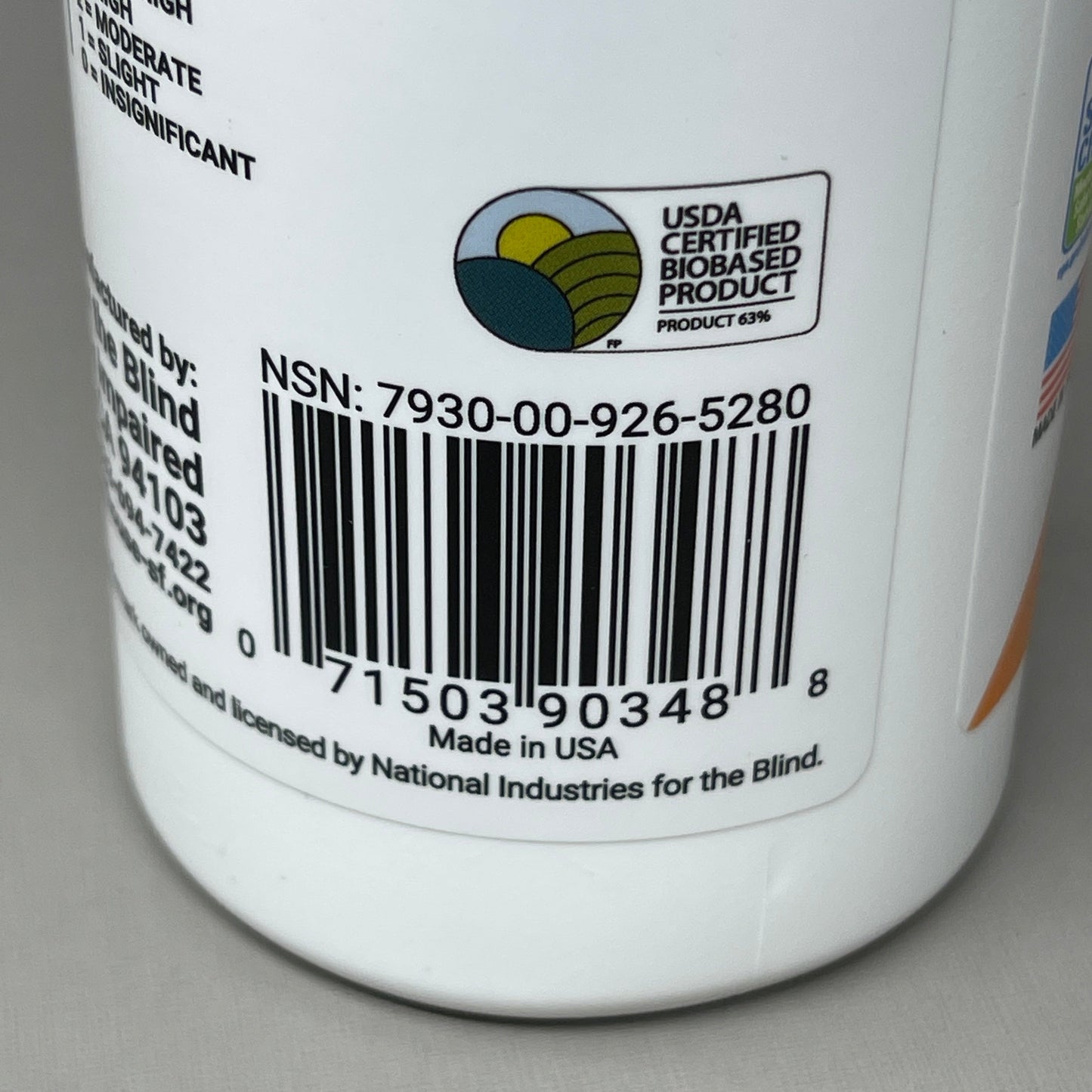 SKILCRAFT (4 PACK) All Purpose Cleaner Biobased 16 oz Spray Bottle 9265280