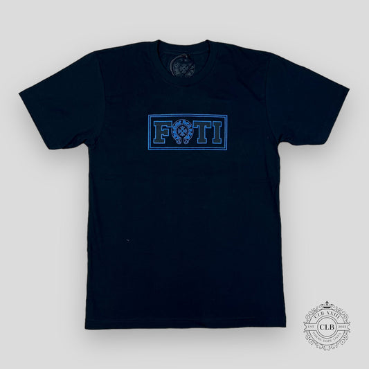 Chrome Hearts Foti Harris T-Shirt in Black / Blue