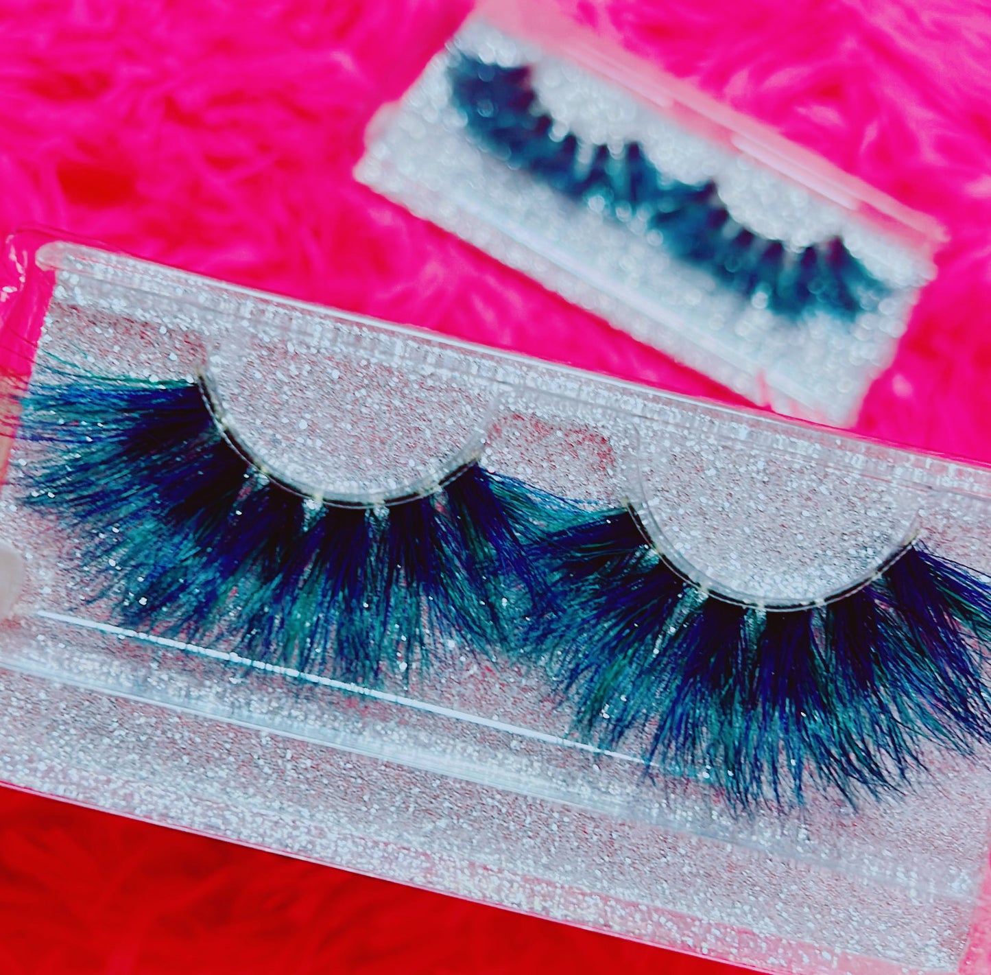 *PEACOCK* (Blue/Green) DOLLicious COLORBLAST Lashes!