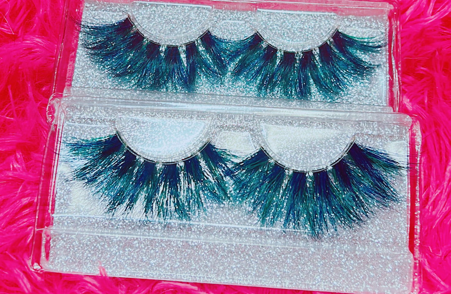 *PEACOCK* (Blue/Green) DOLLicious COLORBLAST Lashes!