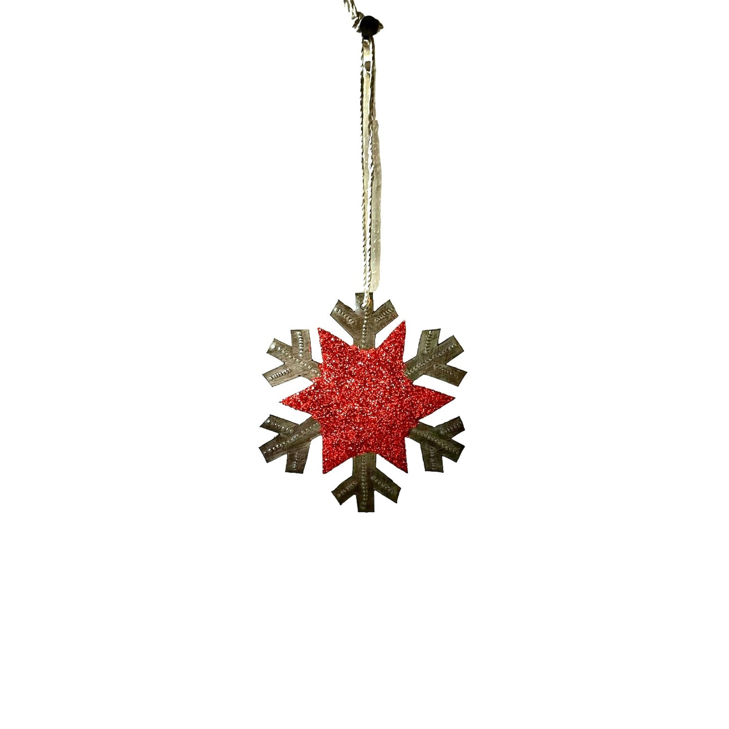 Glitter Snowflake Ornament