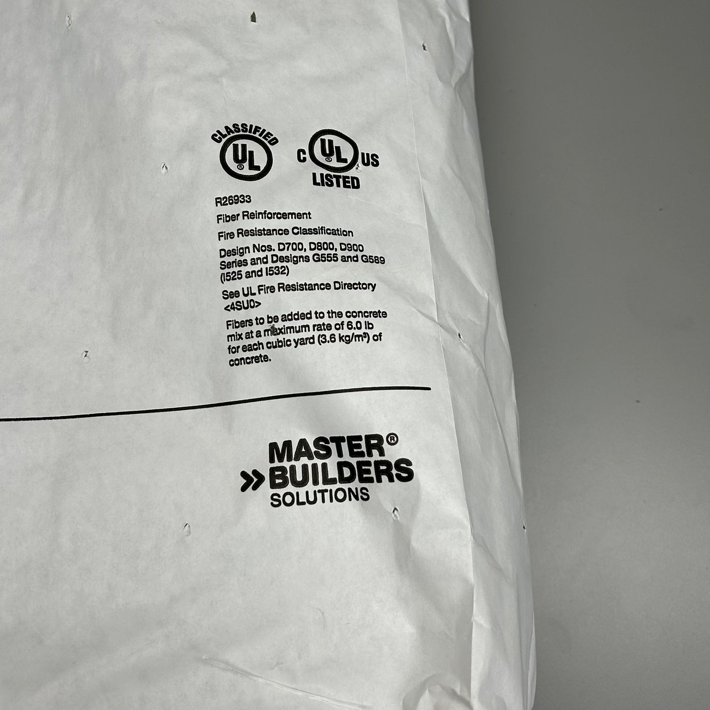 BASF MasterFiber MAC 360 FF Synthetic Hybrid Fiber 5 Bags 5 lbs each (New)