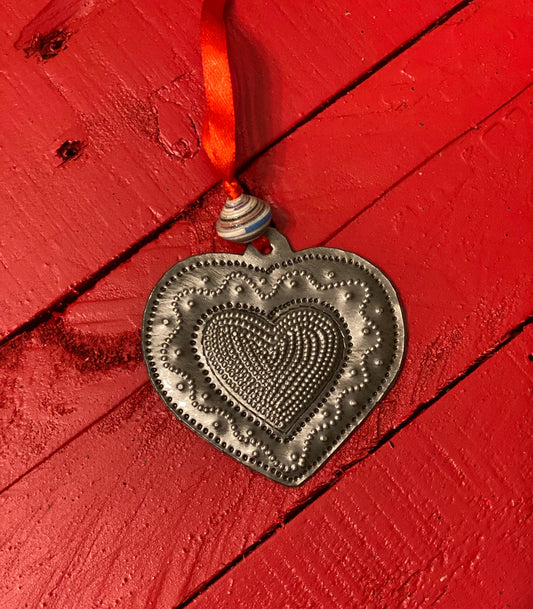 *Special Deal* Davidson Heart Ornaments (Set of 5)