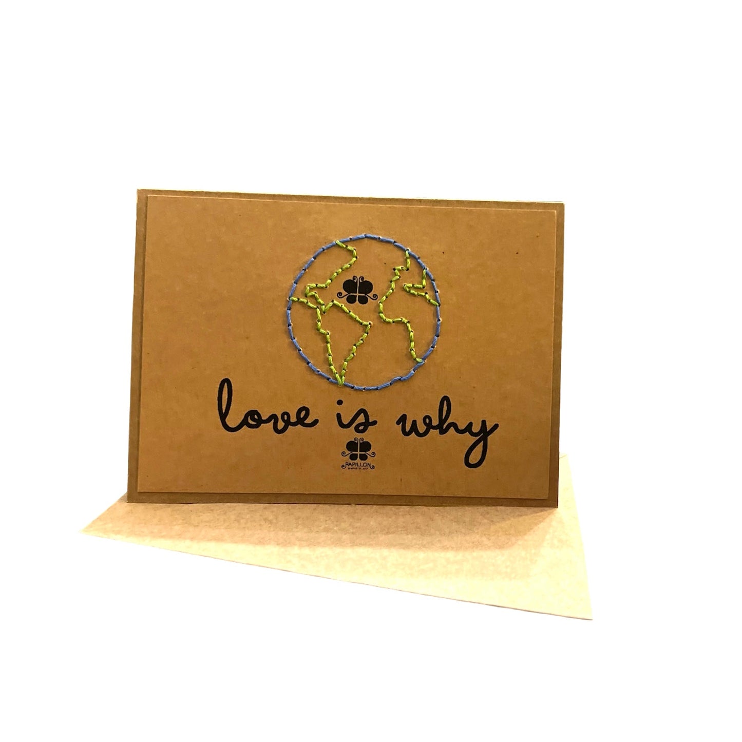 Rosie’s- Papillon Handmade Cards- Love is Why