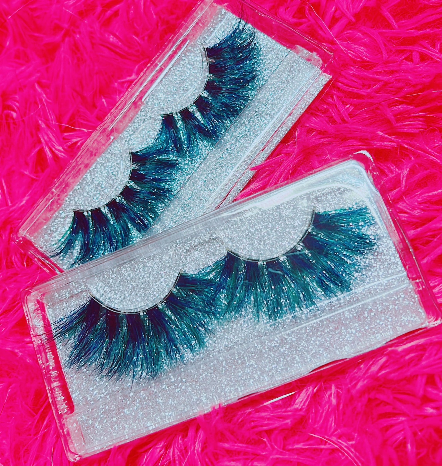 *PEACOCK* (Blue/Green) DOLLicious COLORBLAST Lashes!