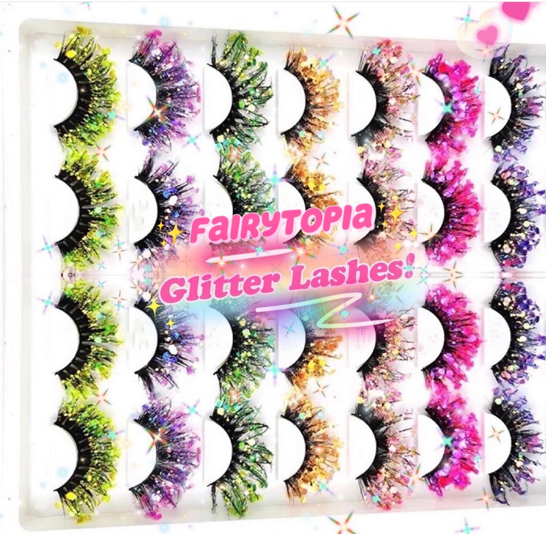 WOODLAND SPRITE “FairyTopia” *UV* Glitter DreamDoll Lashes