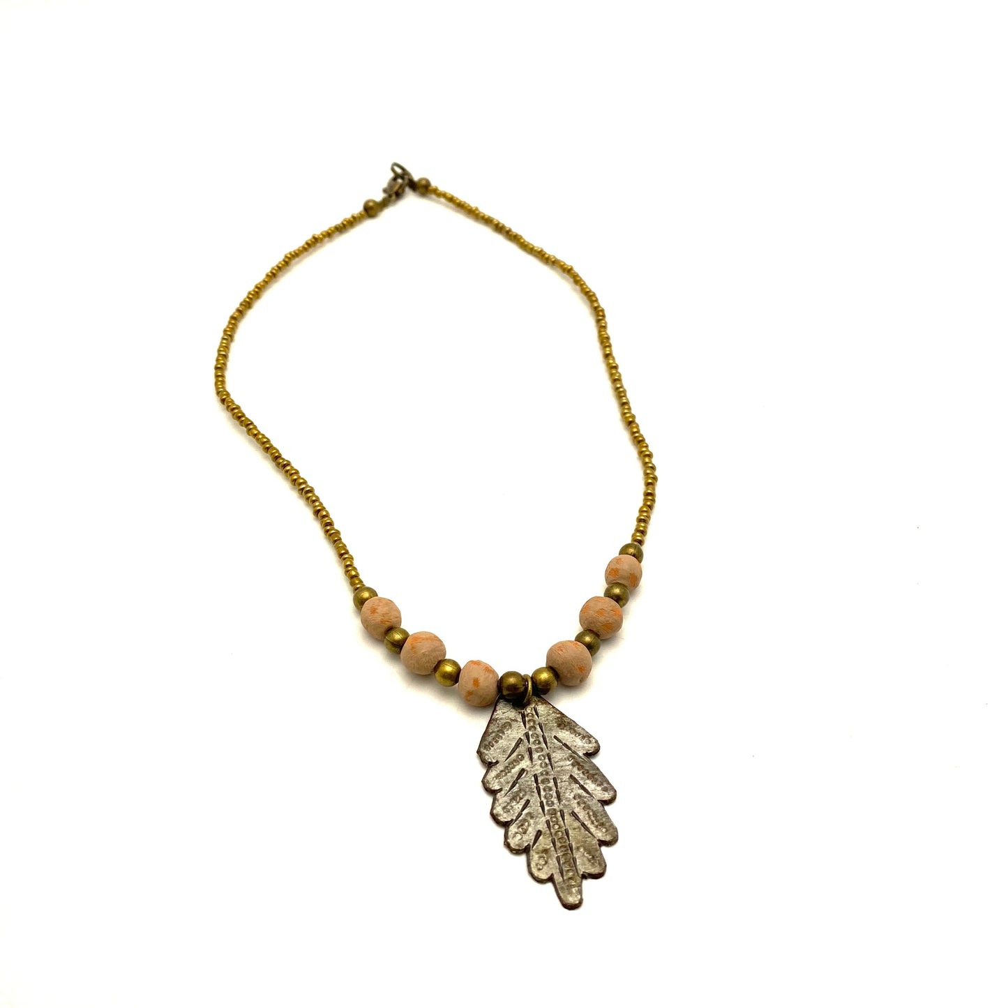 Metal Leaf Necklace