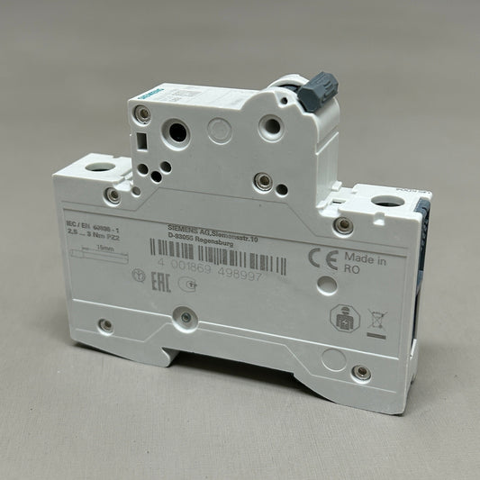 SIEMENS Miniature Circuit Breaker 230/400 V 6kA Off-White 5SL6163-7BB (New)