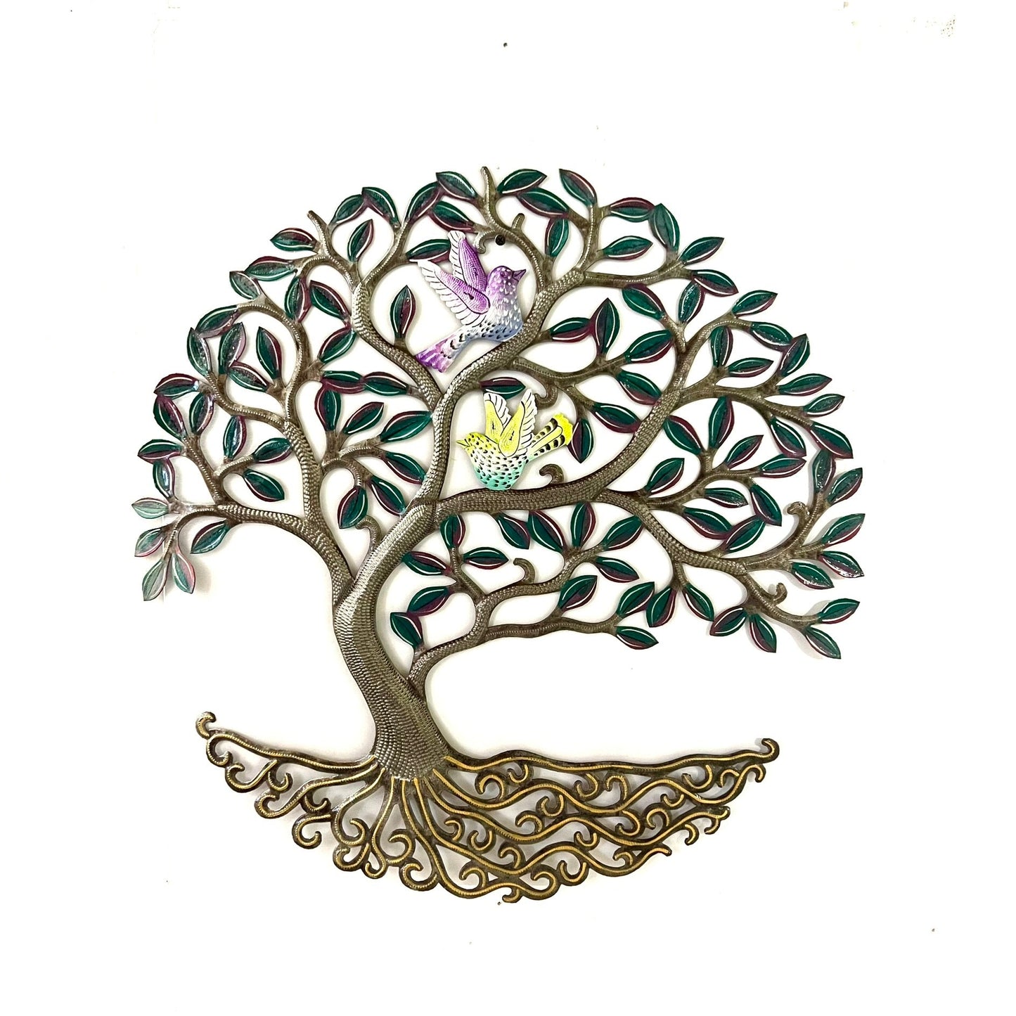 Large Purple Green Tree of Life