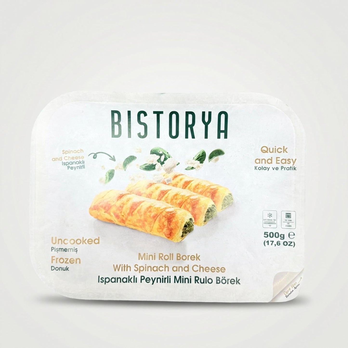 Mini Roll Borek With Spinach and Cheese (500g) by bistorya