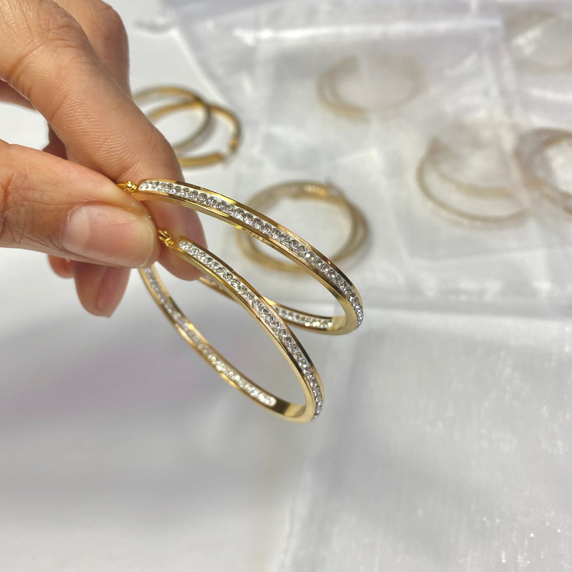 Icy Crystal Hoops-3