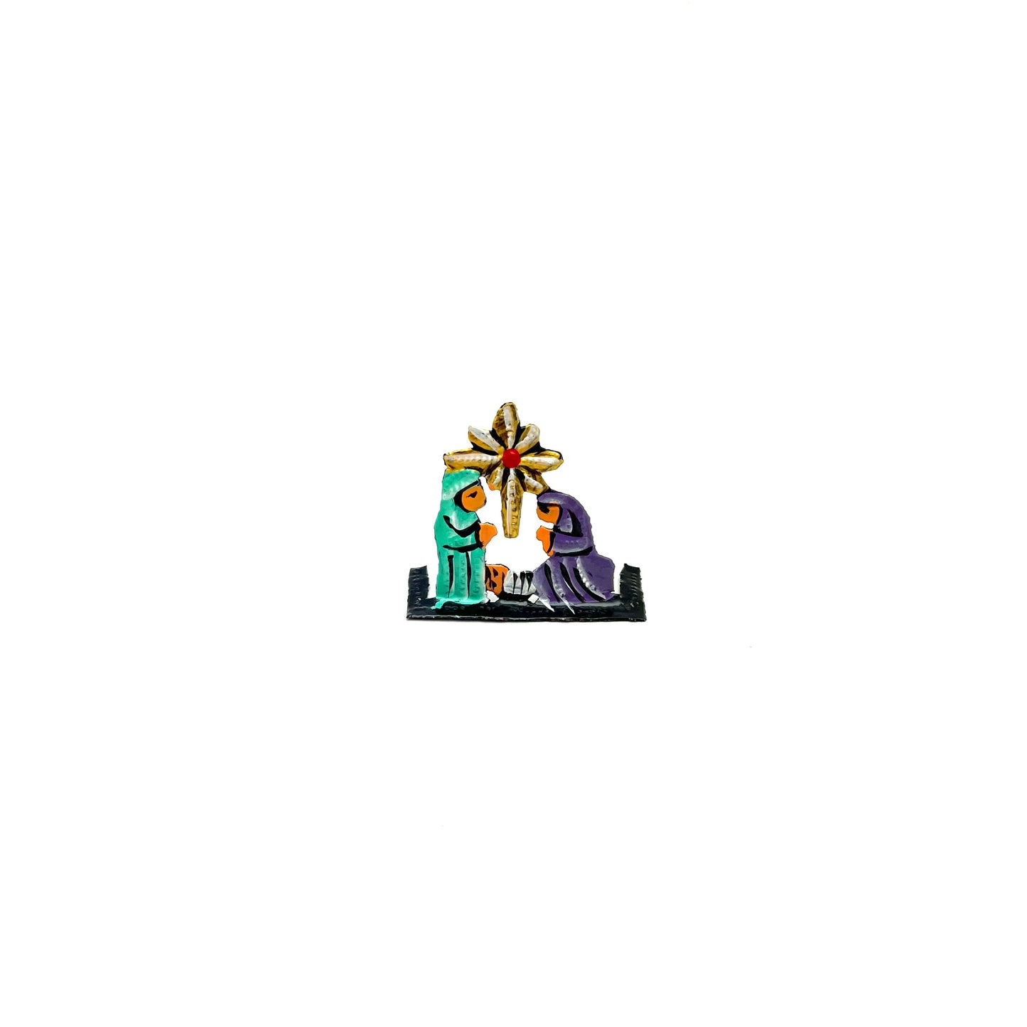 World’s Smallest Nativity- Painted