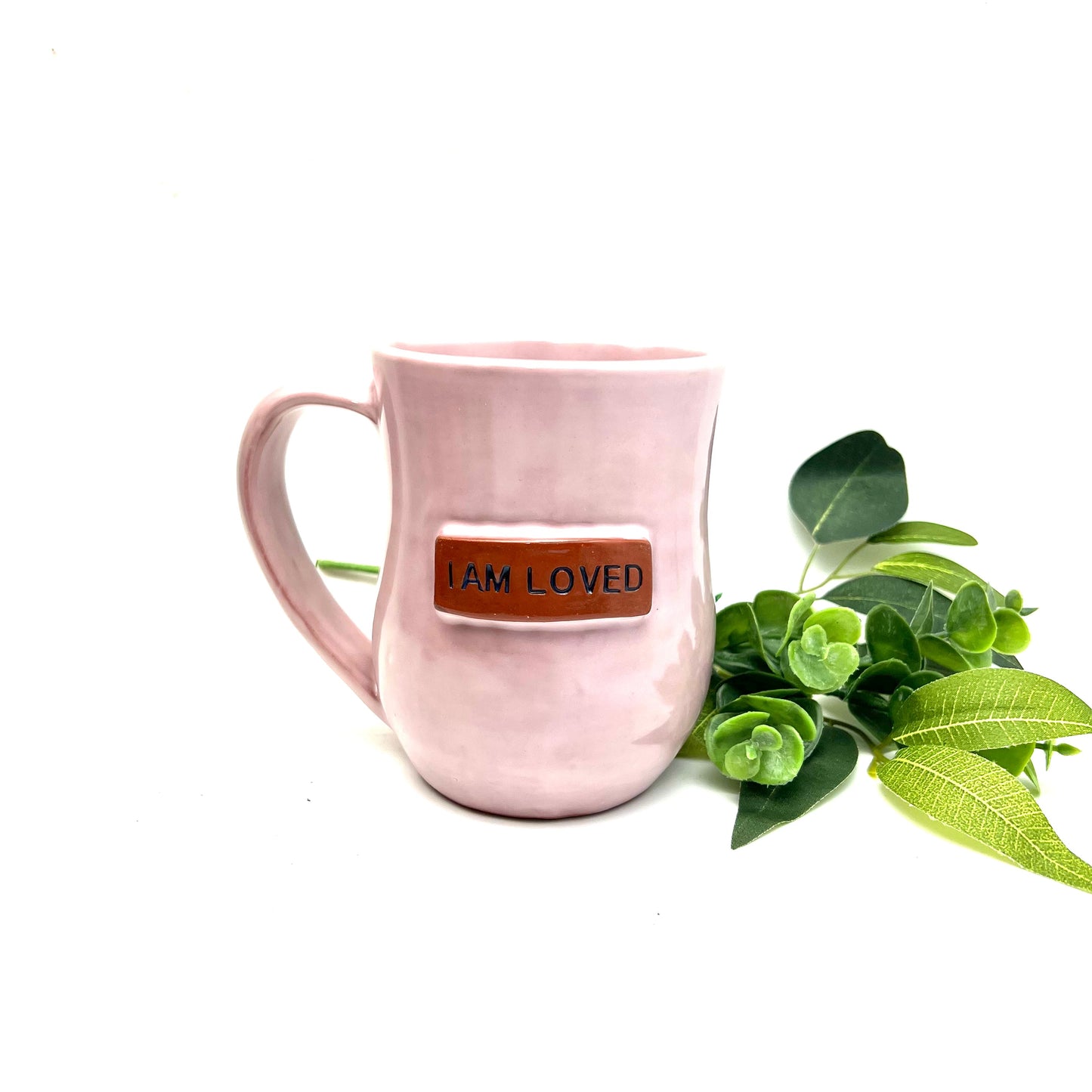 I am Loved Mug - Muted Pink