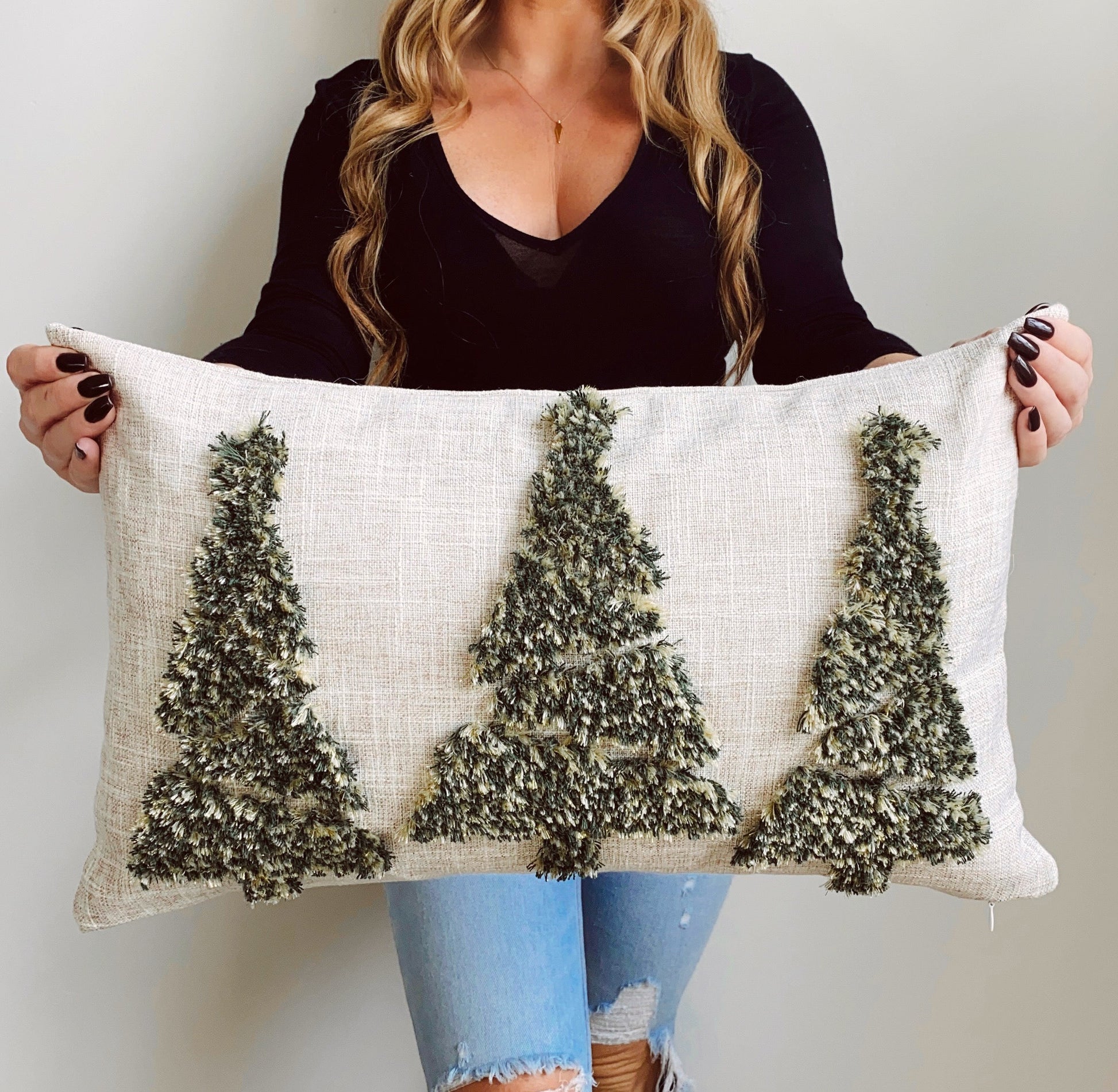 Noel Lumbar Pillow Cover-1