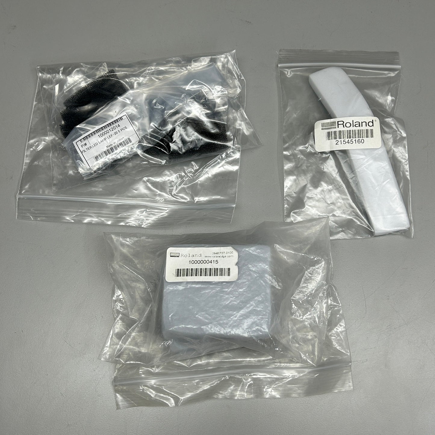 Lot of ROLAND Printer Parts and Power Cords
