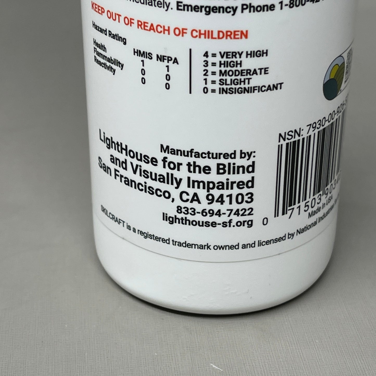 SKILCRAFT (12 PACK) All Purpose Cleaner Biobased 16 oz Spray Bottle 9265280 (New)