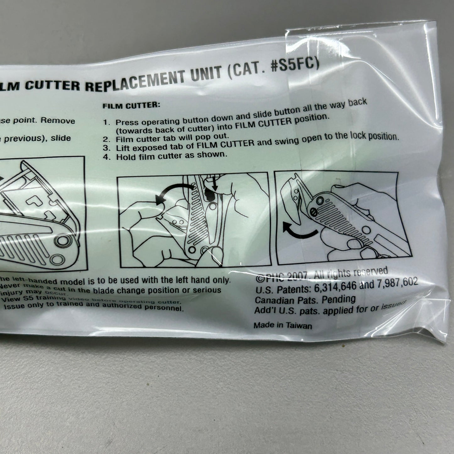 PACIFIC HANDY CUTTER 12-PACK! Right Handed Safety Box Tape Film Cutter (New)