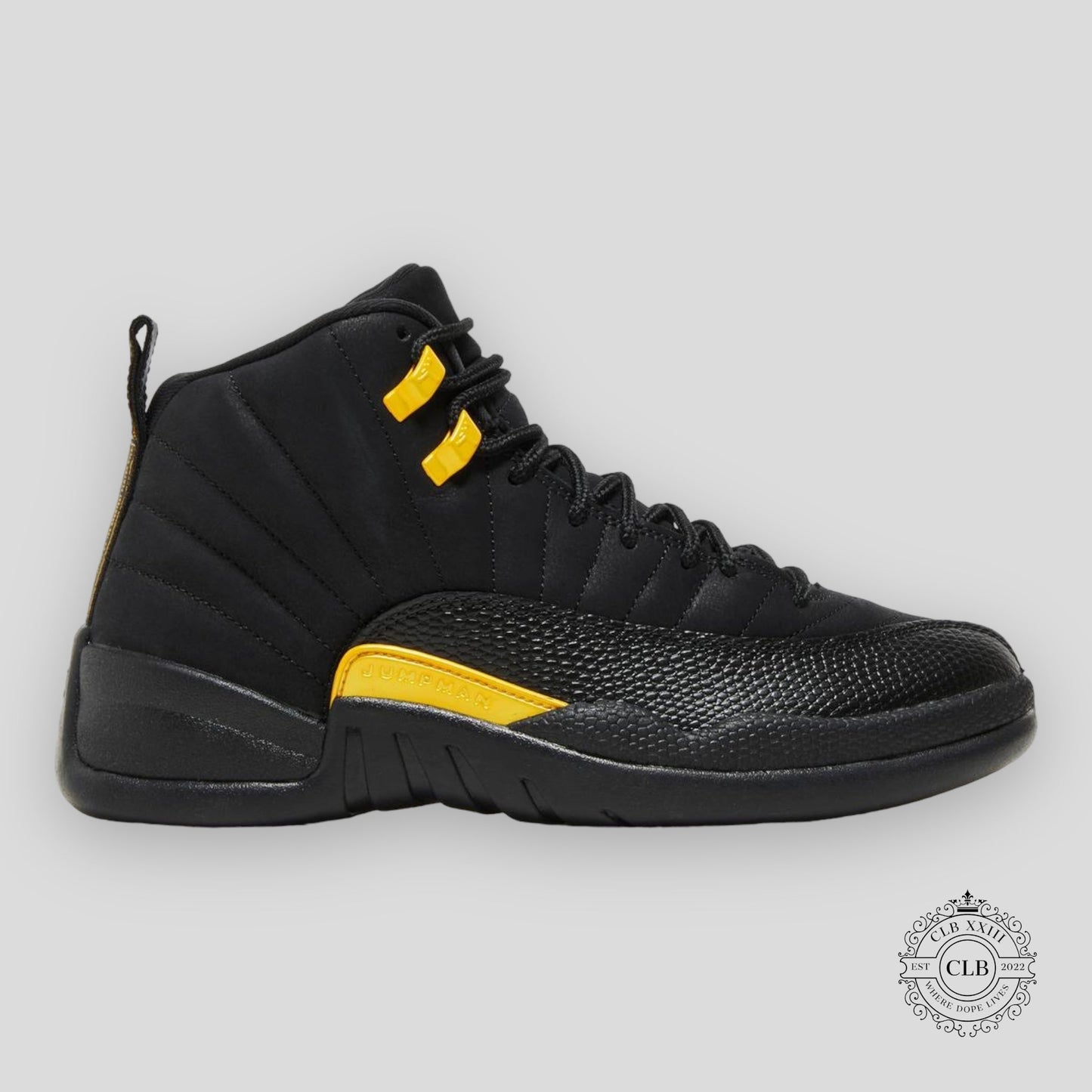AIR JORDAN 12 RETRO "BLACK TAXI"