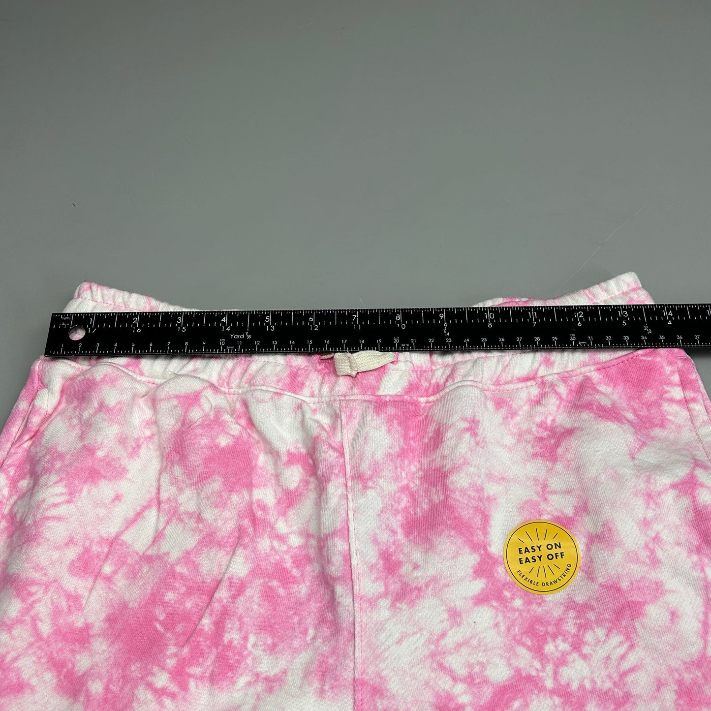 CAT & JACK Kids' Drawstring Tie Dye Jogger Pants Bright Pink Sz XL (New)