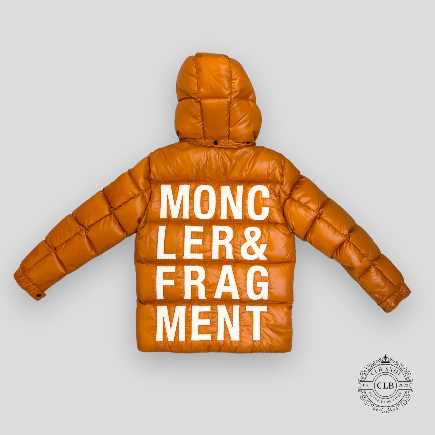 MONCLER FRAGMENT HIROSHI FUJIWARA HANRIOT JACKET - ORANGE