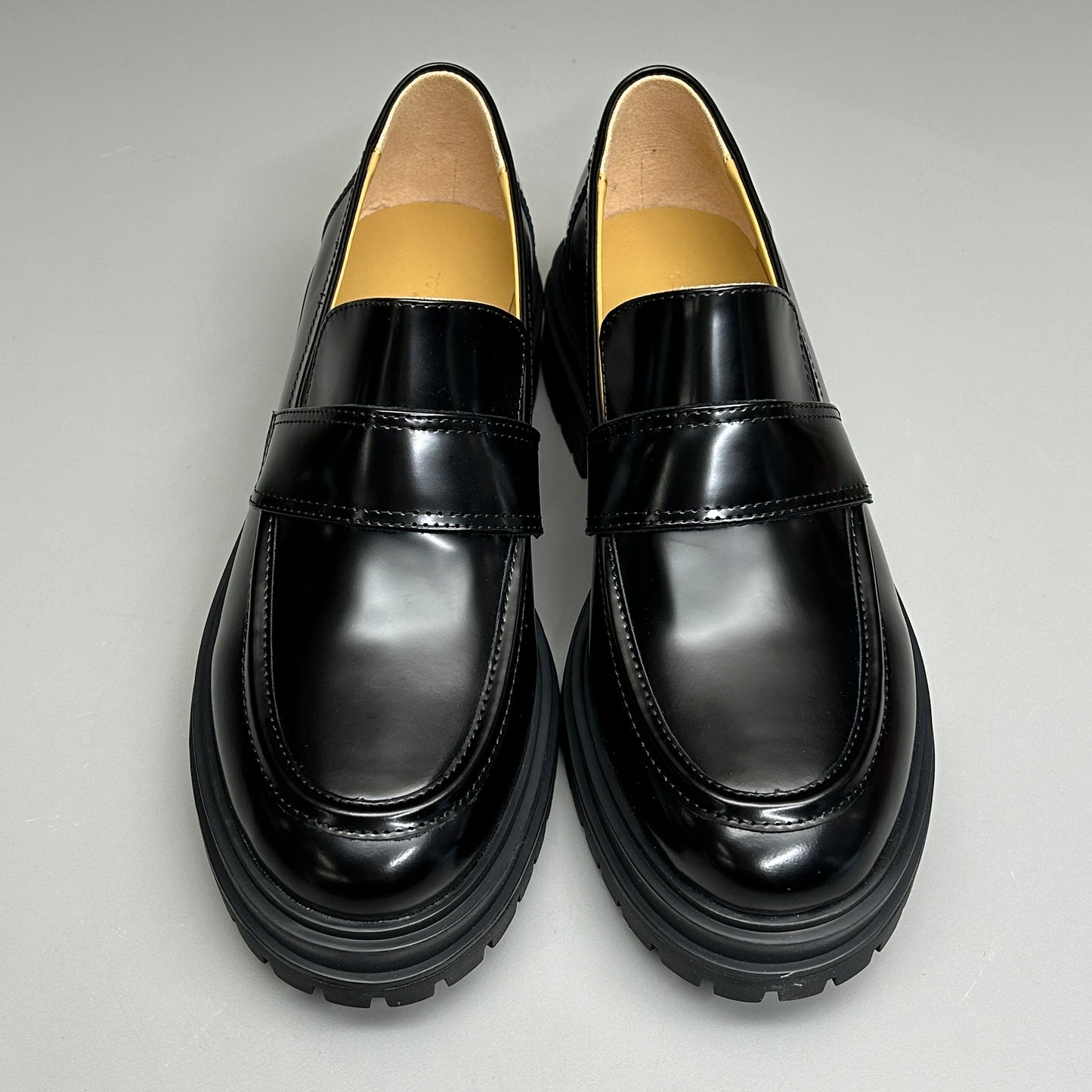 TONY BIANCO Wiz Black Hi Shine Casual Shoes Women's Sz 7.5 (New)