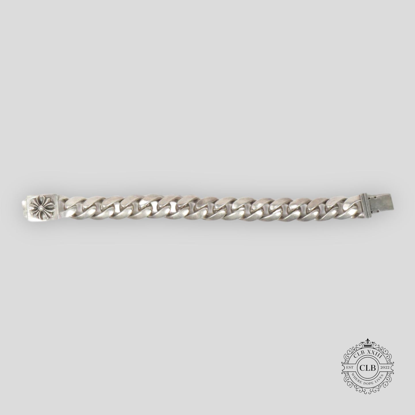 CHROME HEARTS FLEUR LOCK BRACELET