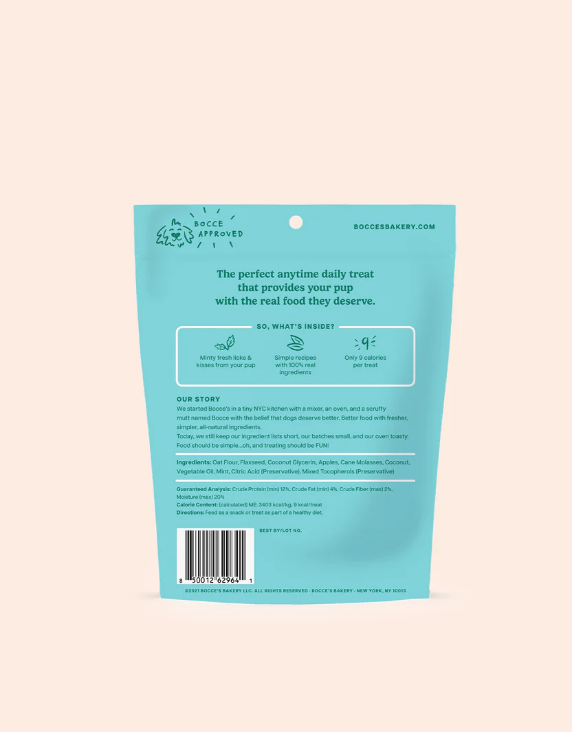 Bocces Soft and Chewy Brushy Bites Dog Treats (6oz)