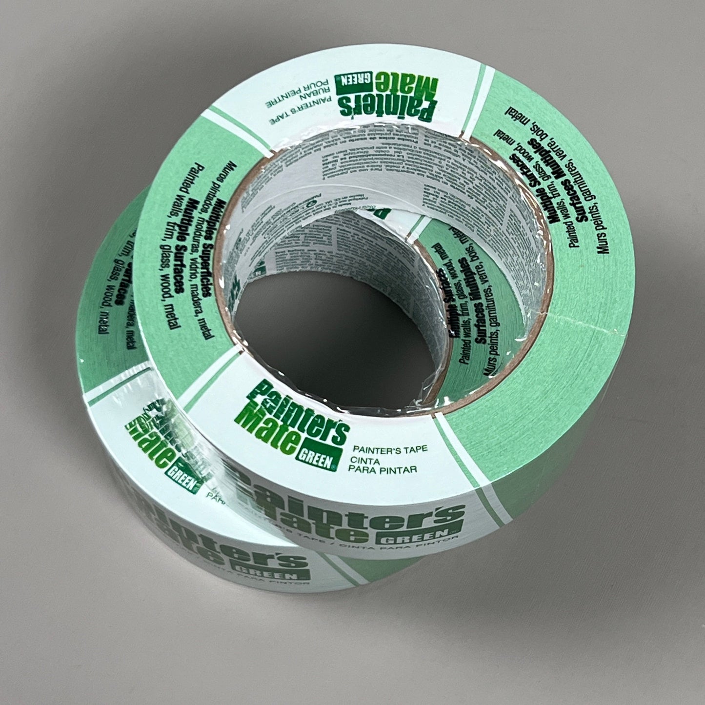 2-PK PAINTER'S MATE Multi-Surface Painter's Tape Green 1.88 IN x 60 YD 332262 (New)