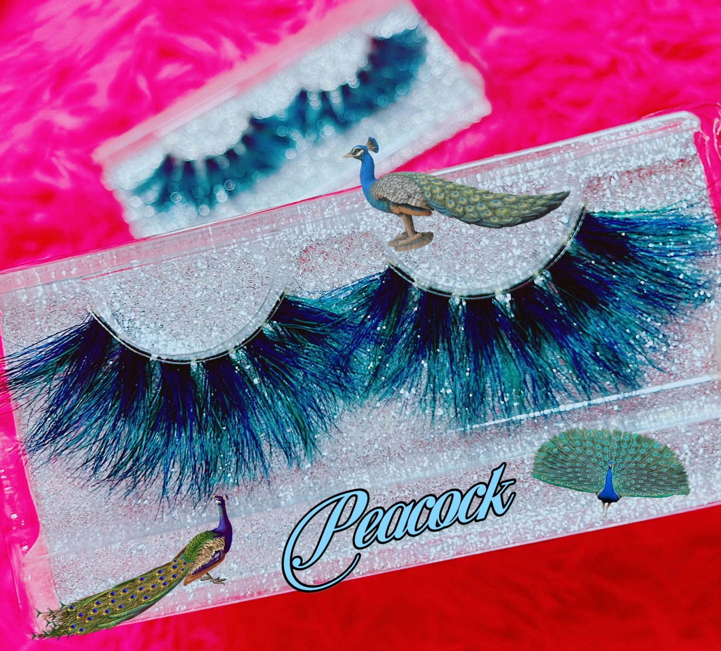 *PEACOCK* (Blue/Green) DOLLicious COLORBLAST Lashes!