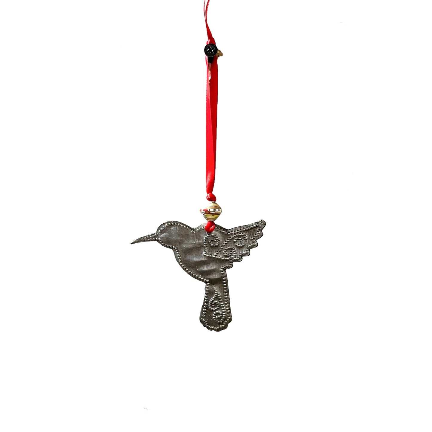 Feeding Hummingbird Ornament
