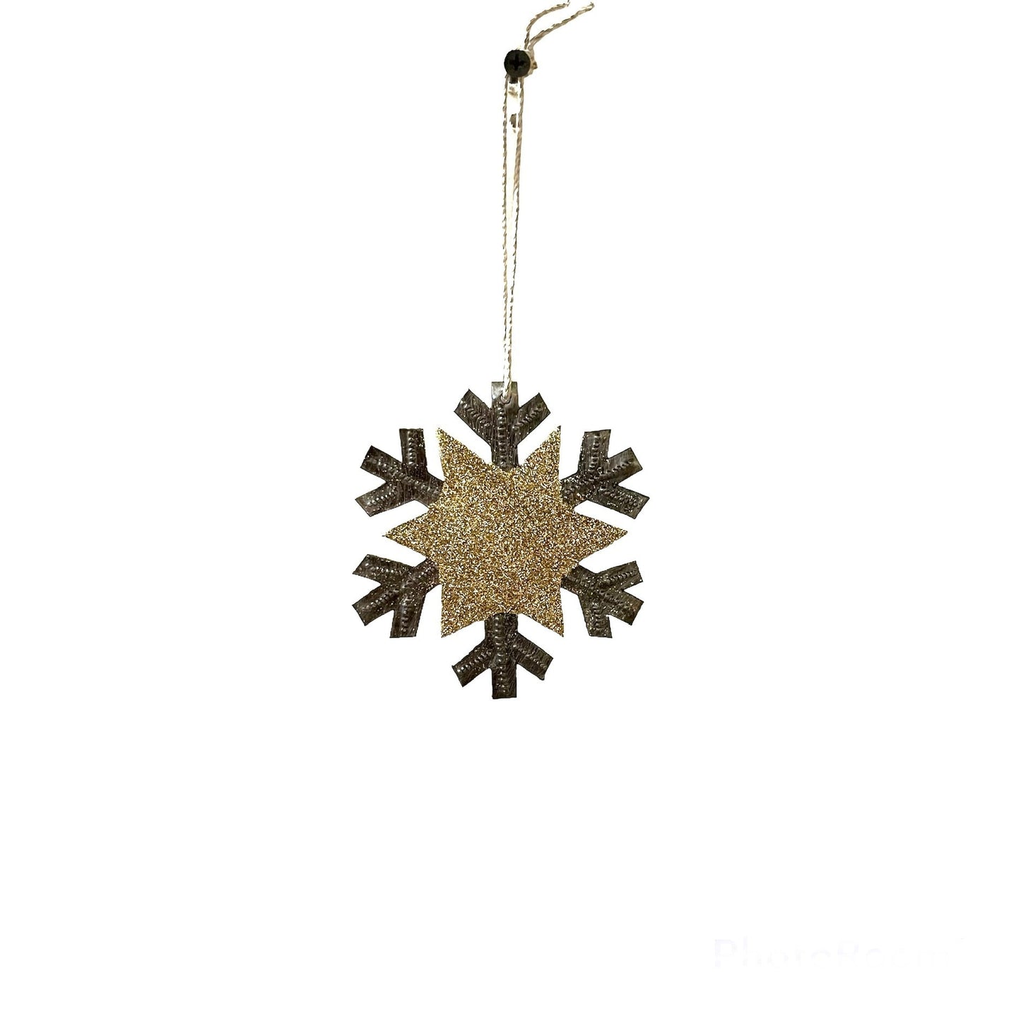 Glitter Snowflake Ornament