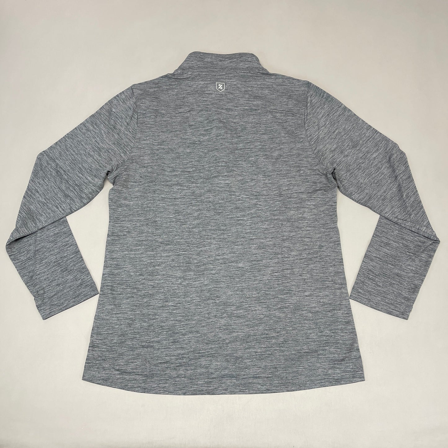 ZUSA Pull Over Shirt Long Sleeve Brisk Quarter Zip Women's Sz M Charcoal Heather (New)