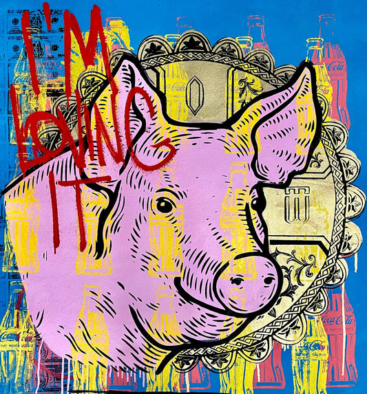 Blue Saint Pig
