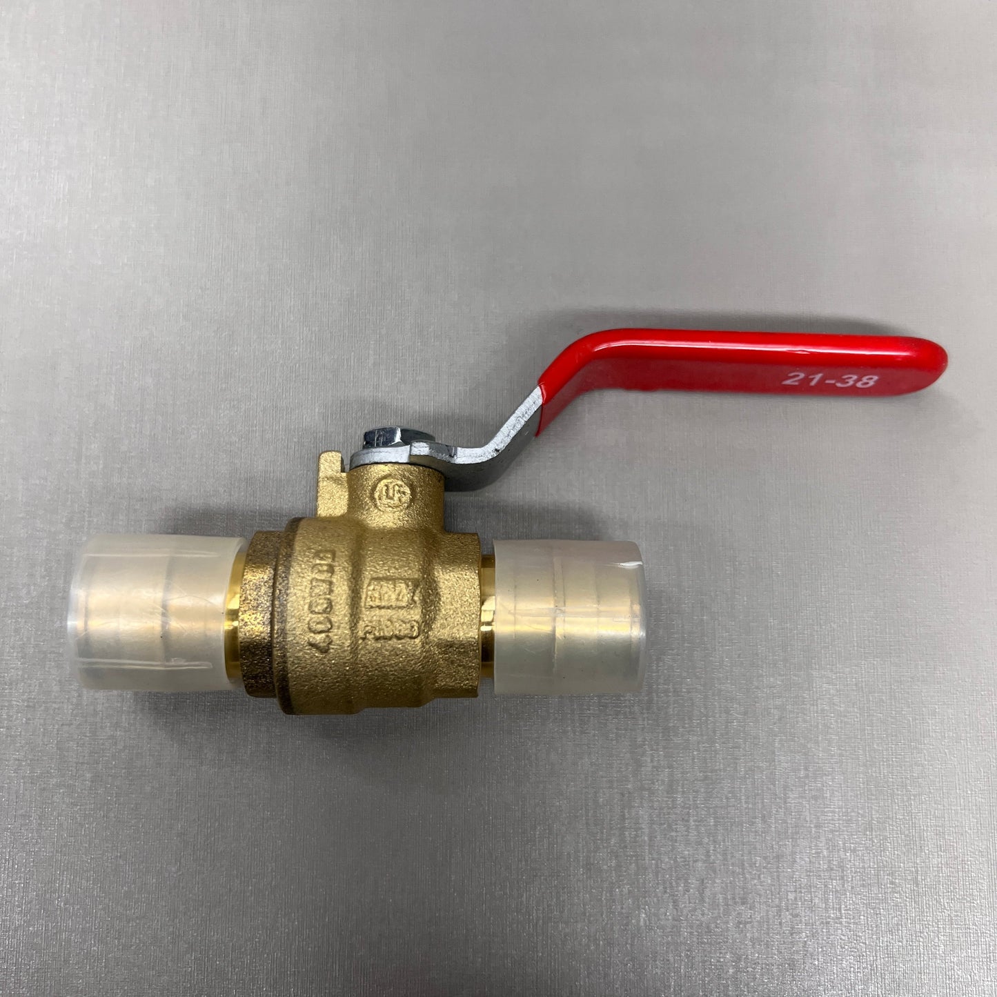 RED-WHITE VALVE Brass LF PEX Ball Valve 3/4" 0.5 lb 5015AB (New)