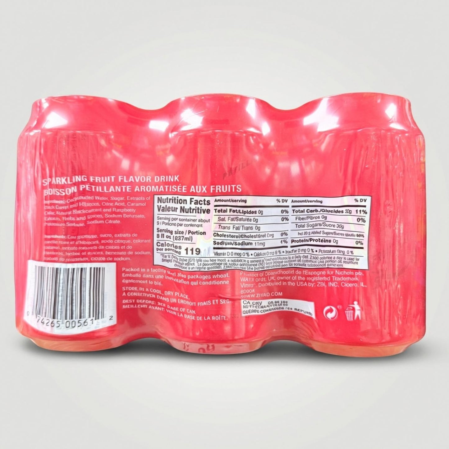 Vimto Sparkling Fruit Flavor Drink (1980g)
